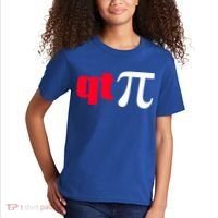Qt Pi Funny Pi Math Nerdy Geek Humor Pi Day Cool Humor Great Gift Kids T-Shirt thumb 2