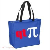 Qt Pi Funny Pi Math Nerdy Geek Humor Pi Day Cool Humor Great Gift Tote Bag thumb 2