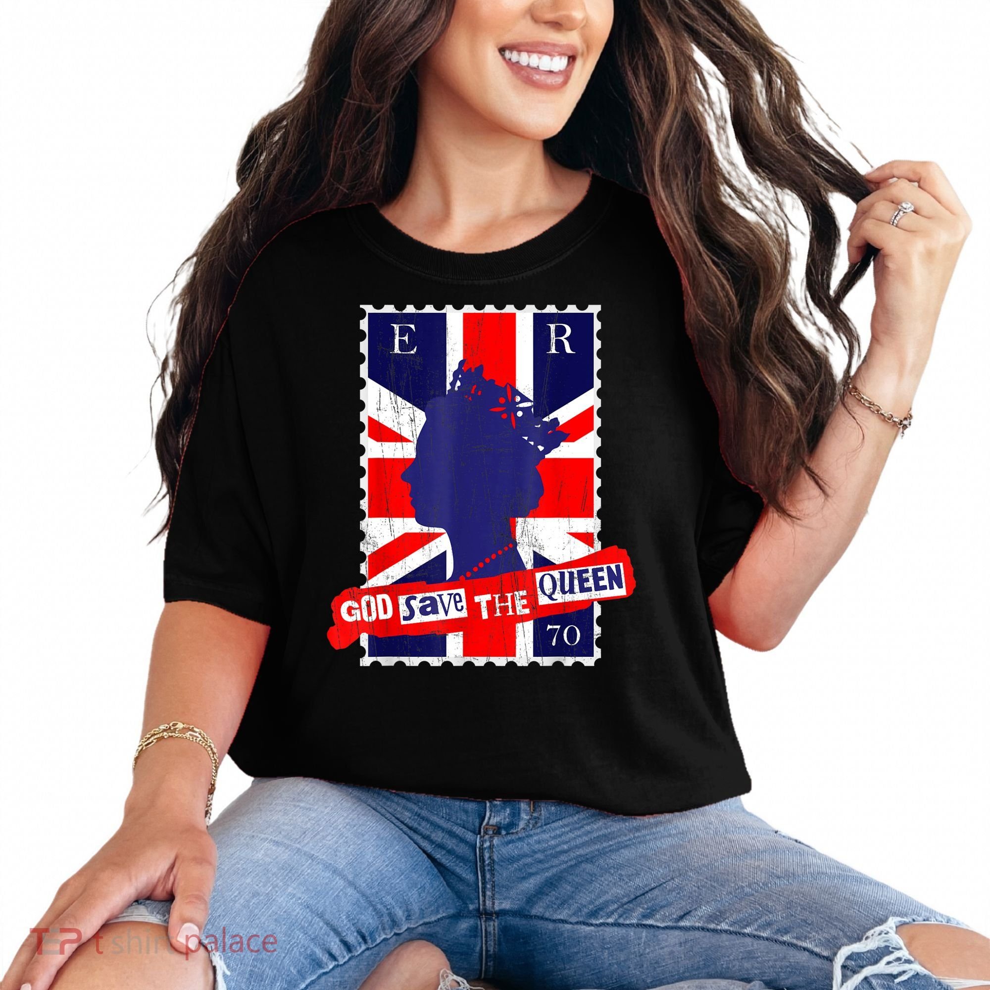 QUEEN'S PLATINUM JUBILEE GOD SAVE THE QUEEN Comfort Colors T-Shirt