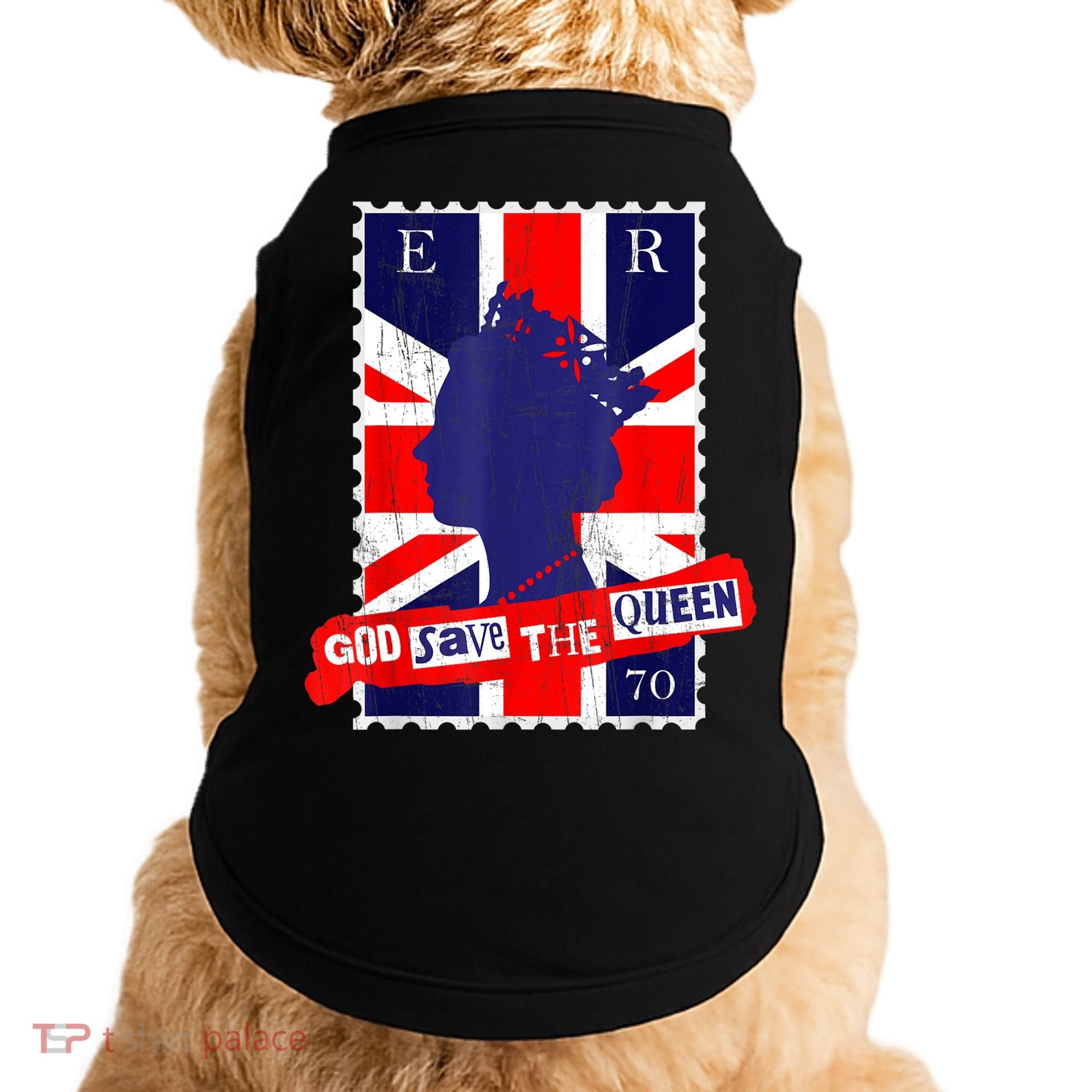 QUEEN'S PLATINUM JUBILEE GOD SAVE THE QUEEN Doggie Tank
