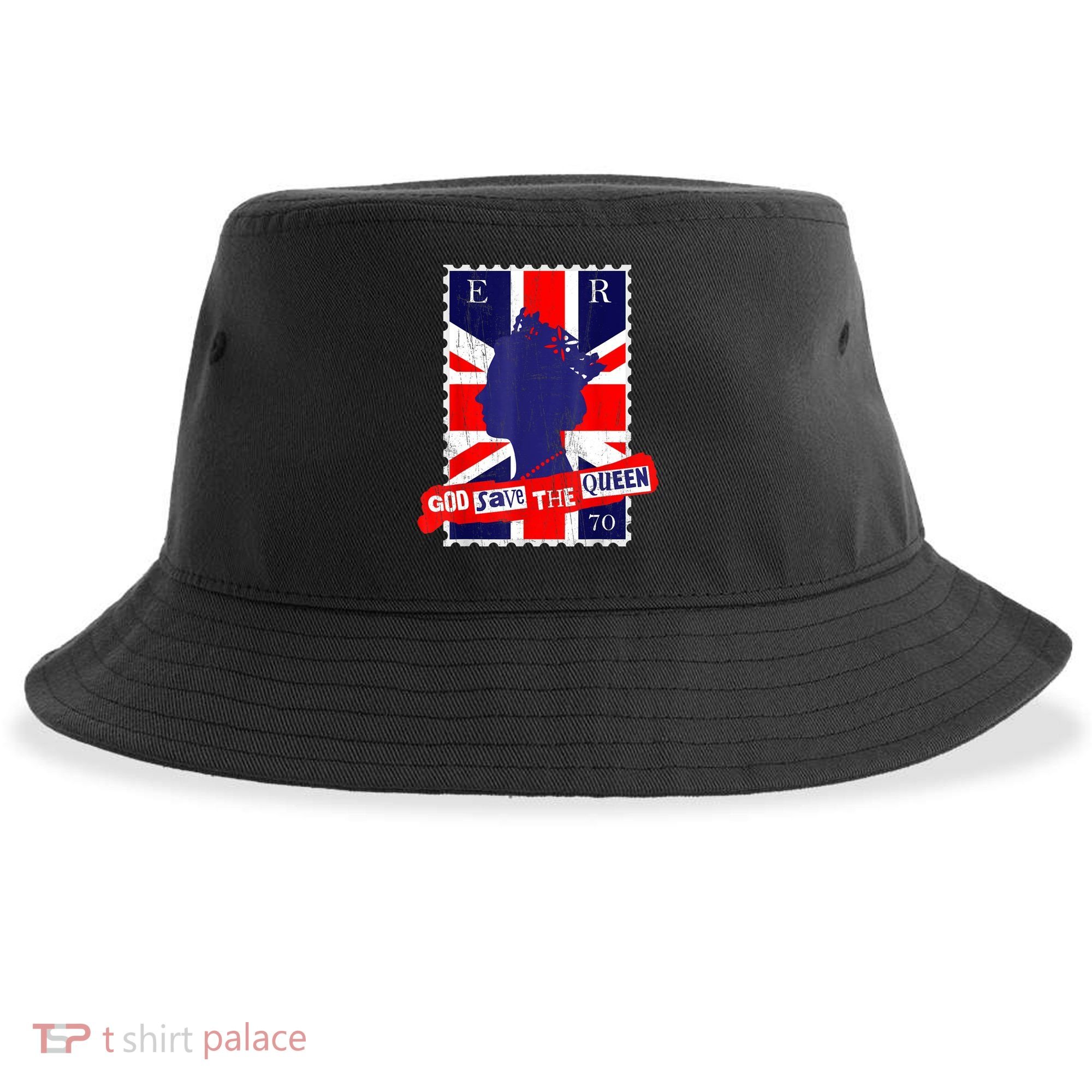 QUEEN'S PLATINUM JUBILEE GOD SAVE THE QUEEN Sustainable Bucket Hat