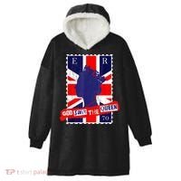 QUEEN'S PLATINUM JUBILEE GOD SAVE THE QUEEN Hooded Wearable Blanket thumb 0