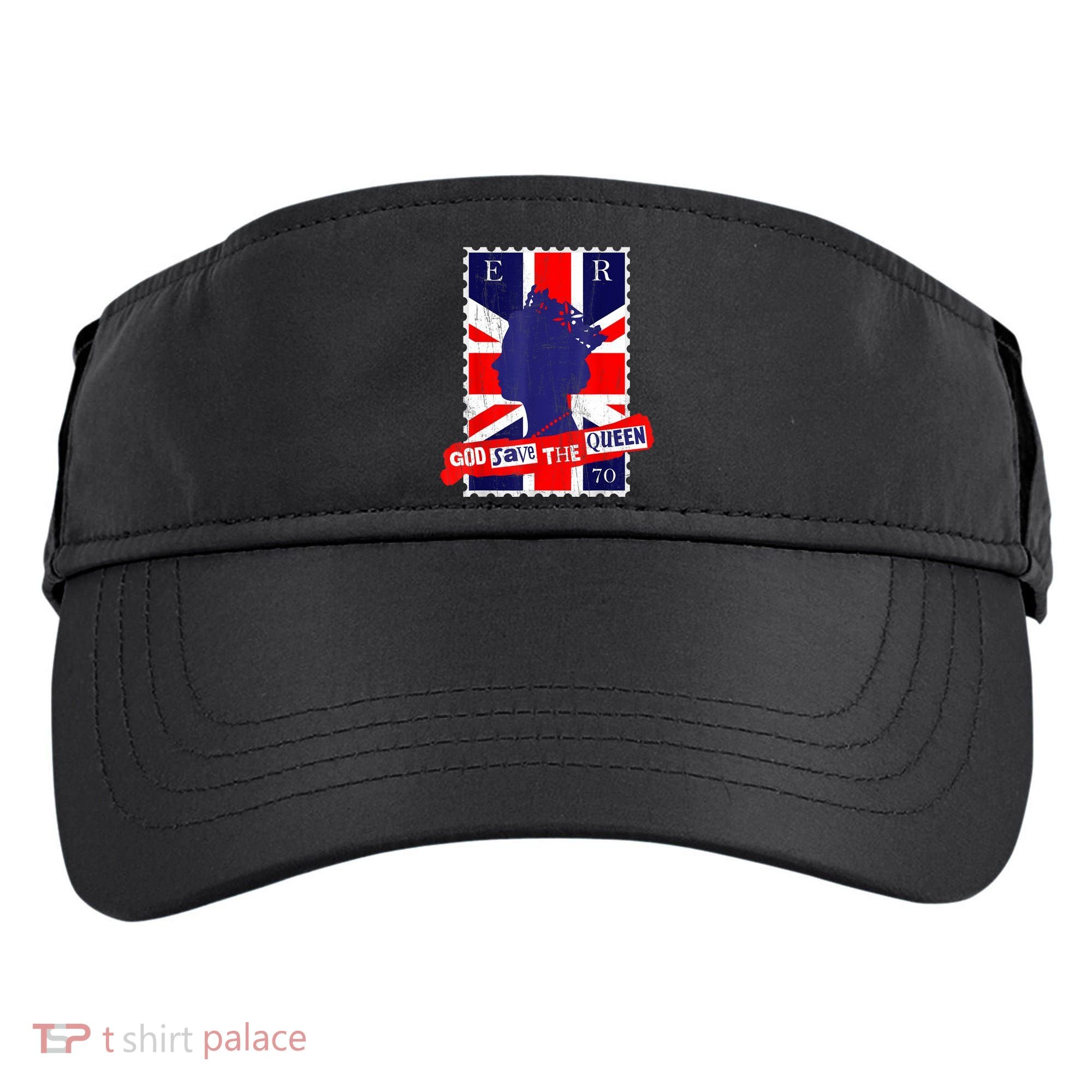 QUEEN'S PLATINUM JUBILEE GOD SAVE THE QUEEN Adult Drive Performance Visor