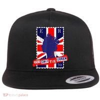 QUEEN'S PLATINUM JUBILEE GOD SAVE THE QUEEN Flat Bill Trucker Hat thumb 0