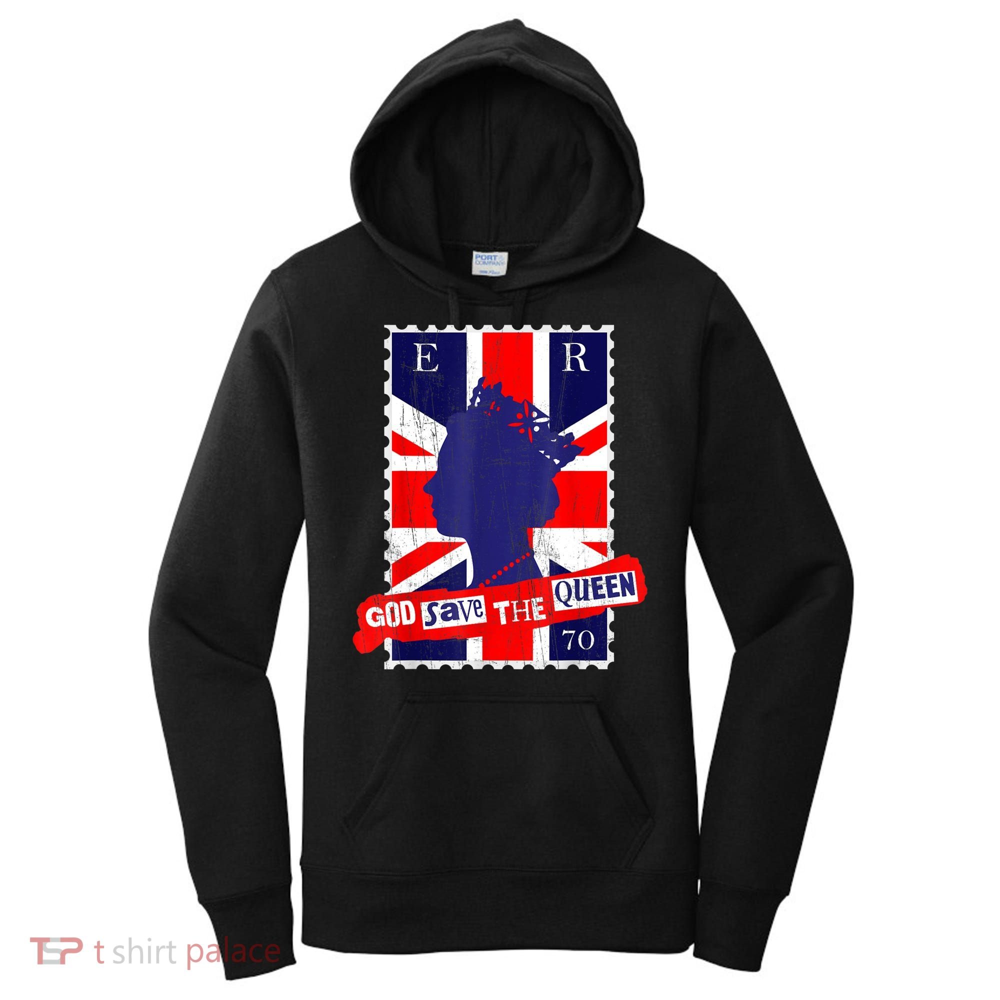 QUEEN'S PLATINUM JUBILEE GOD SAVE THE QUEEN Women's Hoodie