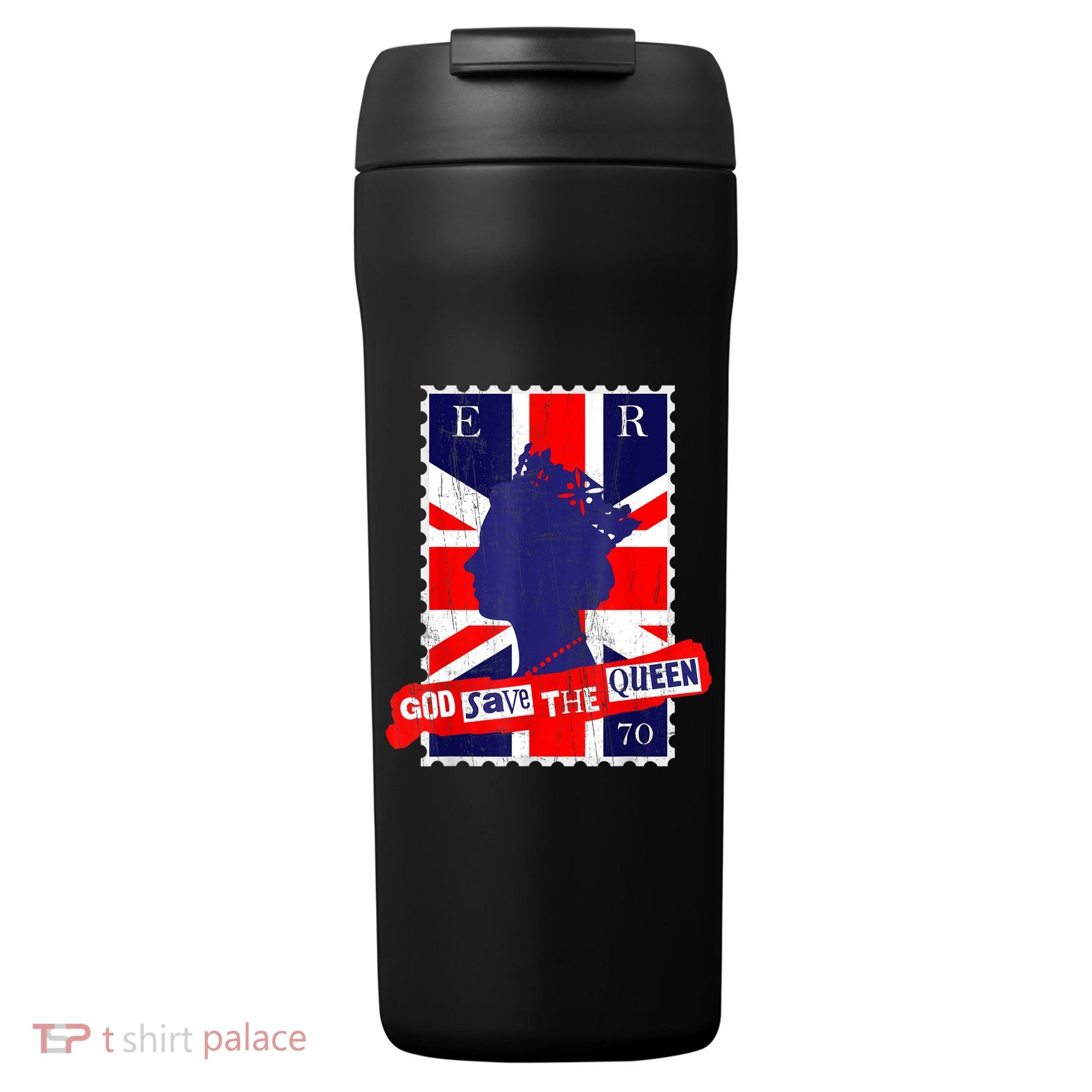 QUEEN'S PLATINUM JUBILEE GOD SAVE THE QUEEN 24oz Duet Stainless Steel Tumbler