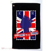 QUEEN'S PLATINUM JUBILEE GOD SAVE THE QUEEN Golf Towel thumb 0
