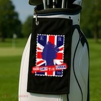 QUEEN'S PLATINUM JUBILEE GOD SAVE THE QUEEN Golf Towel thumb 2