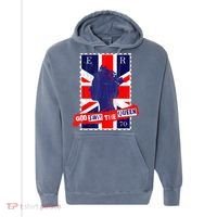 QUEEN'S PLATINUM JUBILEE GOD SAVE THE QUEEN Comfort Colors Garment-Dyed Hooded Sweatshirt thumb 0