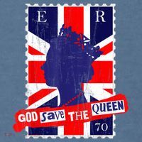 QUEEN'S PLATINUM JUBILEE GOD SAVE THE QUEEN Comfort Colors Garment-Dyed Hooded Sweatshirt thumb 2