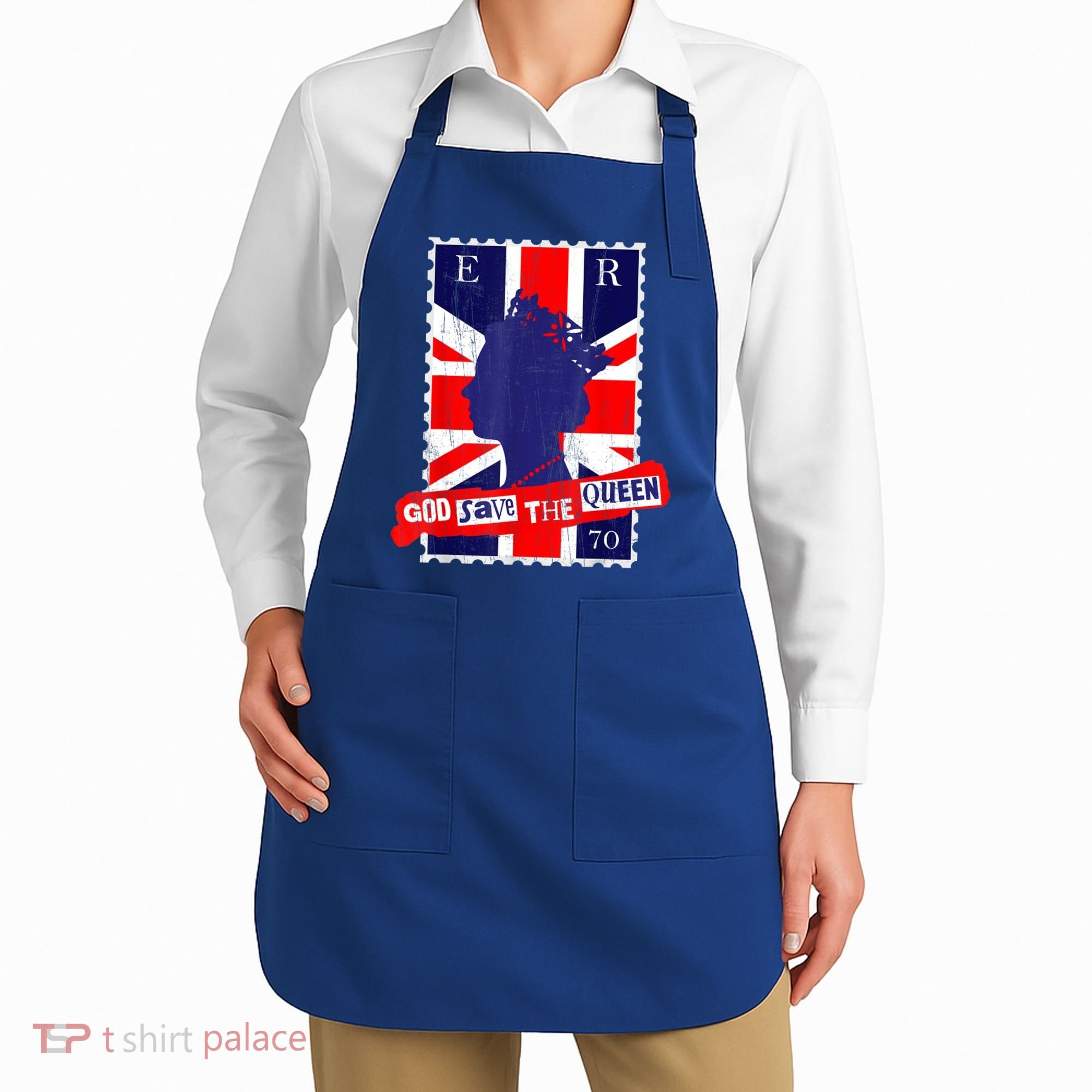 QUEEN'S PLATINUM JUBILEE GOD SAVE THE QUEEN Apron