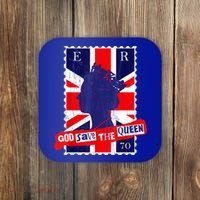 QUEEN'S PLATINUM JUBILEE GOD SAVE THE QUEEN Coaster thumb 0