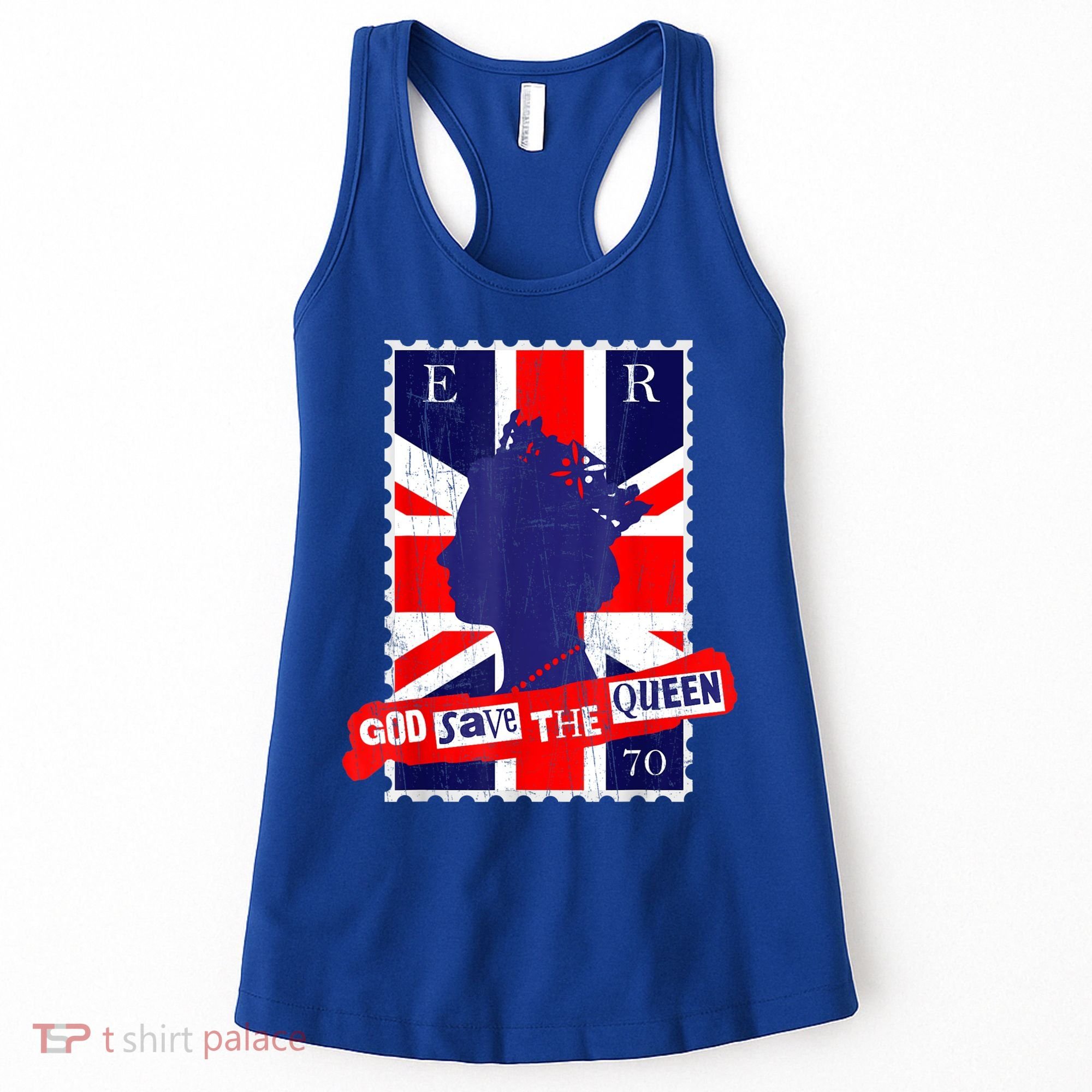 QUEEN'S PLATINUM JUBILEE GOD SAVE THE QUEEN Women's Tank Top