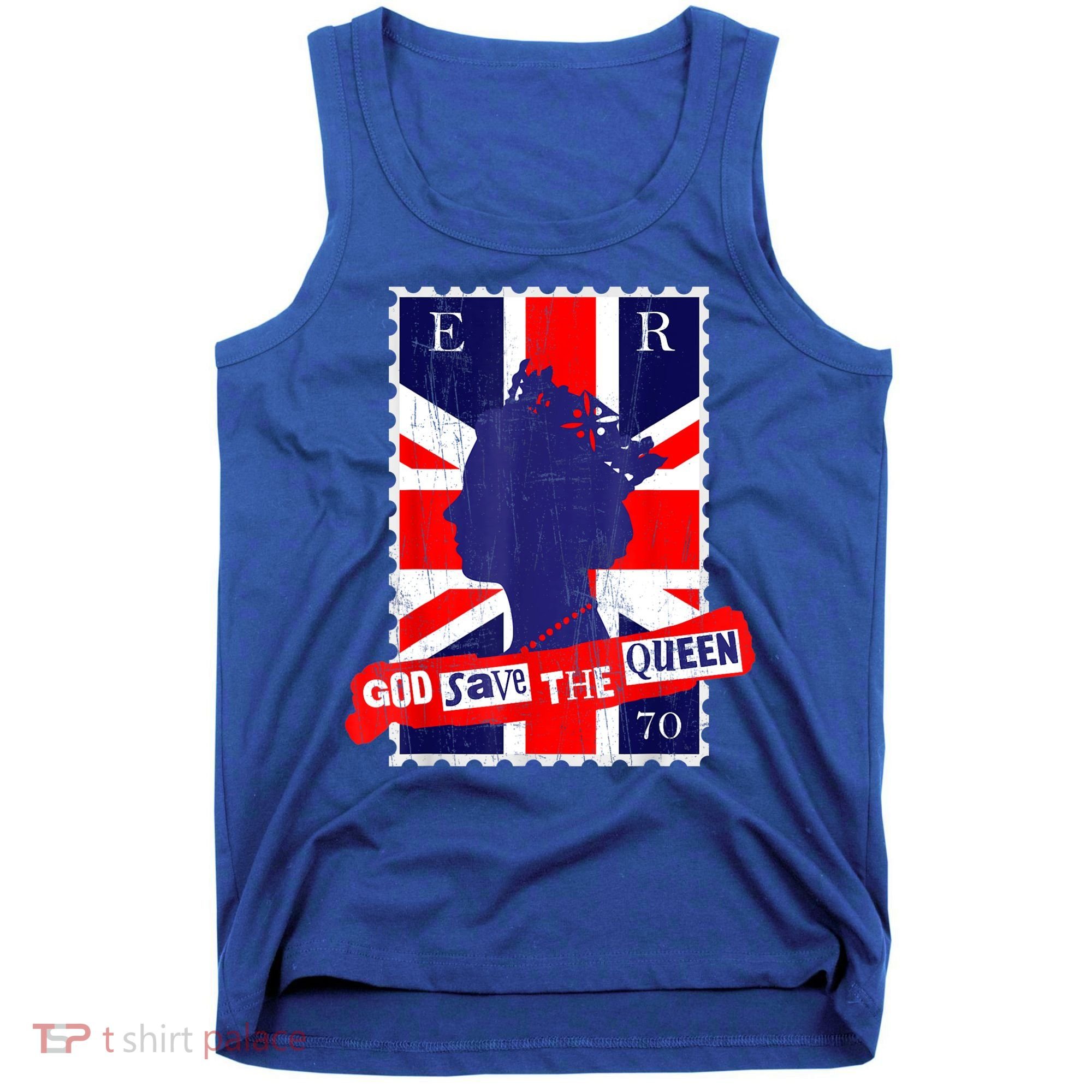 QUEEN'S PLATINUM JUBILEE GOD SAVE THE QUEEN Tank Top