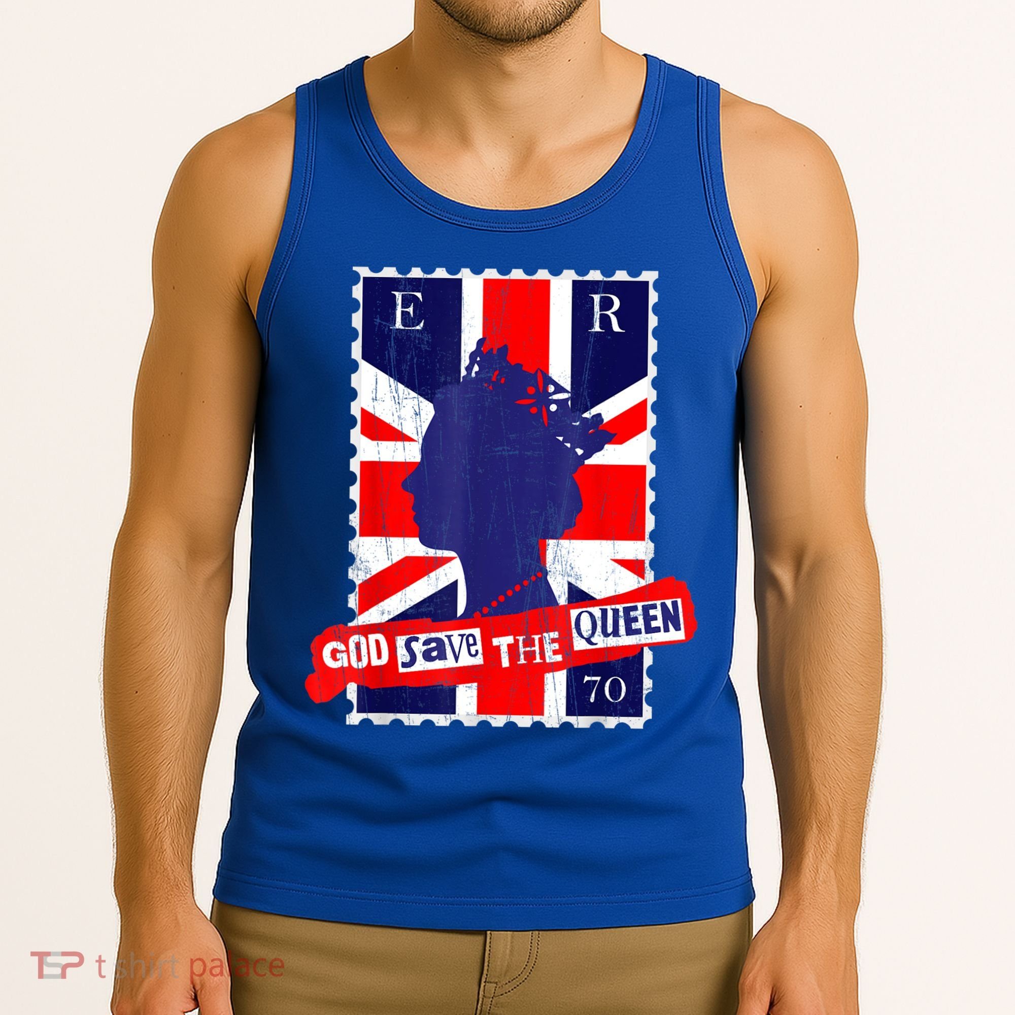 QUEEN'S PLATINUM JUBILEE GOD SAVE THE QUEEN Tank Top