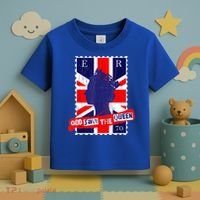 QUEEN'S PLATINUM JUBILEE GOD SAVE THE QUEEN Toddler T-Shirt thumb 3