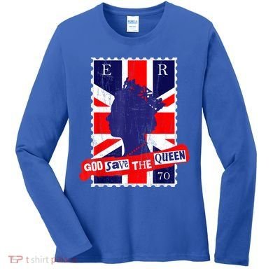 QUEEN'S PLATINUM JUBILEE GOD SAVE THE QUEEN Women's Long Sleeve Shirt