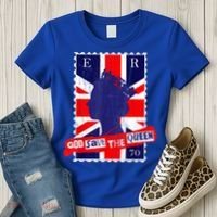 QUEEN'S PLATINUM JUBILEE GOD SAVE THE QUEEN Women's T-Shirt thumb 3