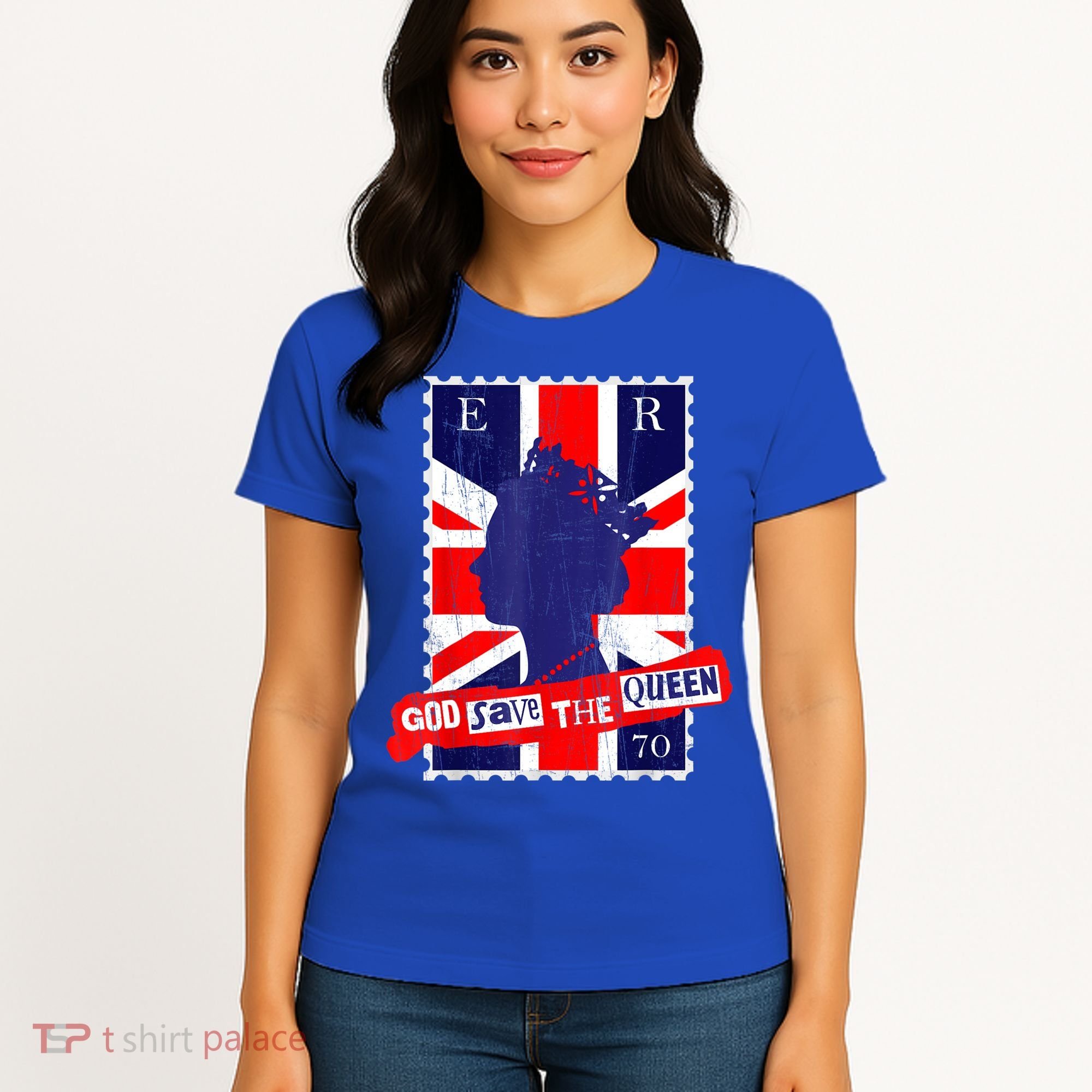 QUEEN'S PLATINUM JUBILEE GOD SAVE THE QUEEN Women's T-Shirt
