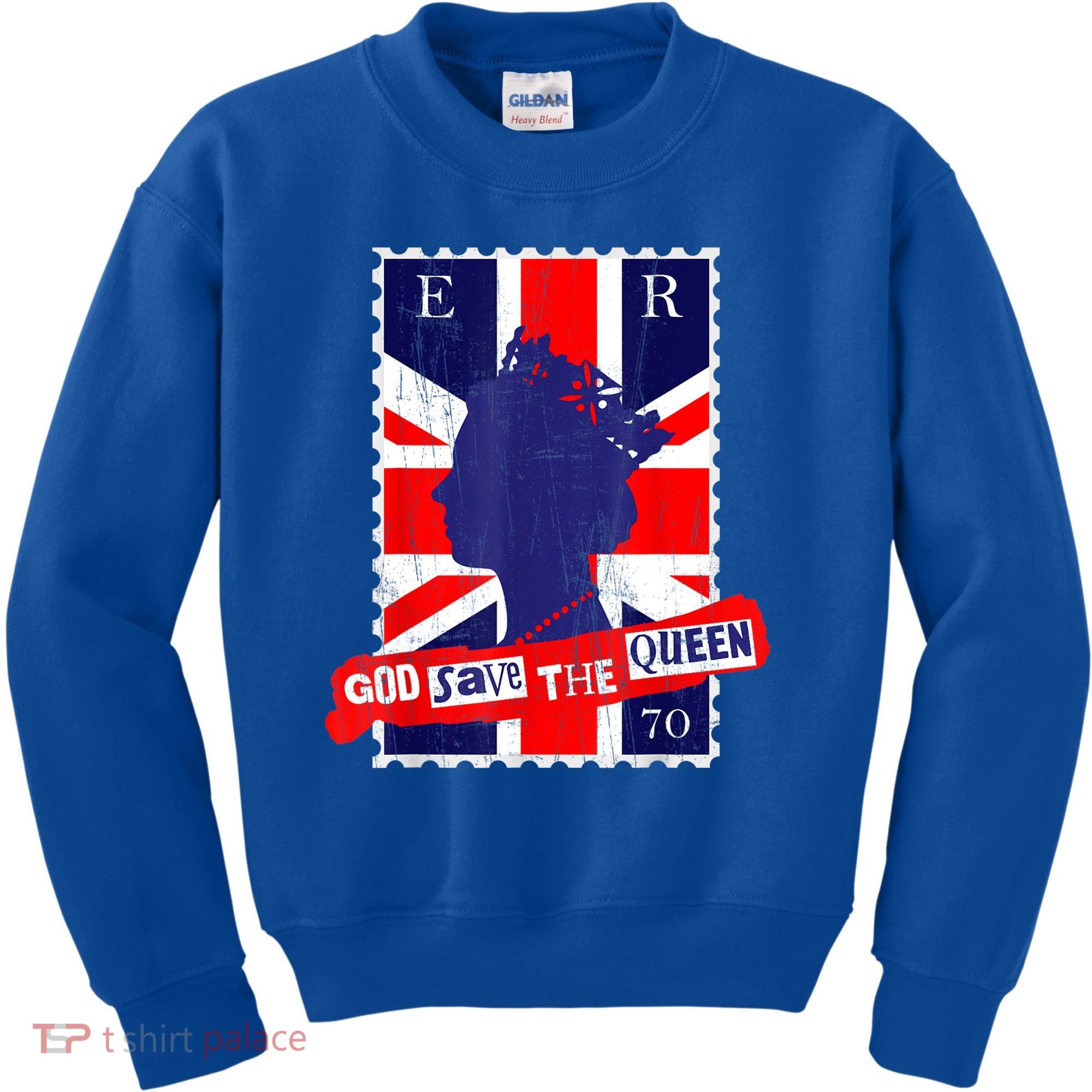 QUEEN'S PLATINUM JUBILEE GOD SAVE THE QUEEN Kids Sweatshirt