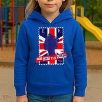 QUEEN'S PLATINUM JUBILEE GOD SAVE THE QUEEN Kids Hoodie thumb 3