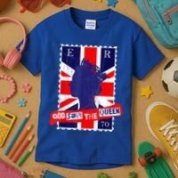 QUEEN'S PLATINUM JUBILEE GOD SAVE THE QUEEN Kids T-Shirt thumb 3