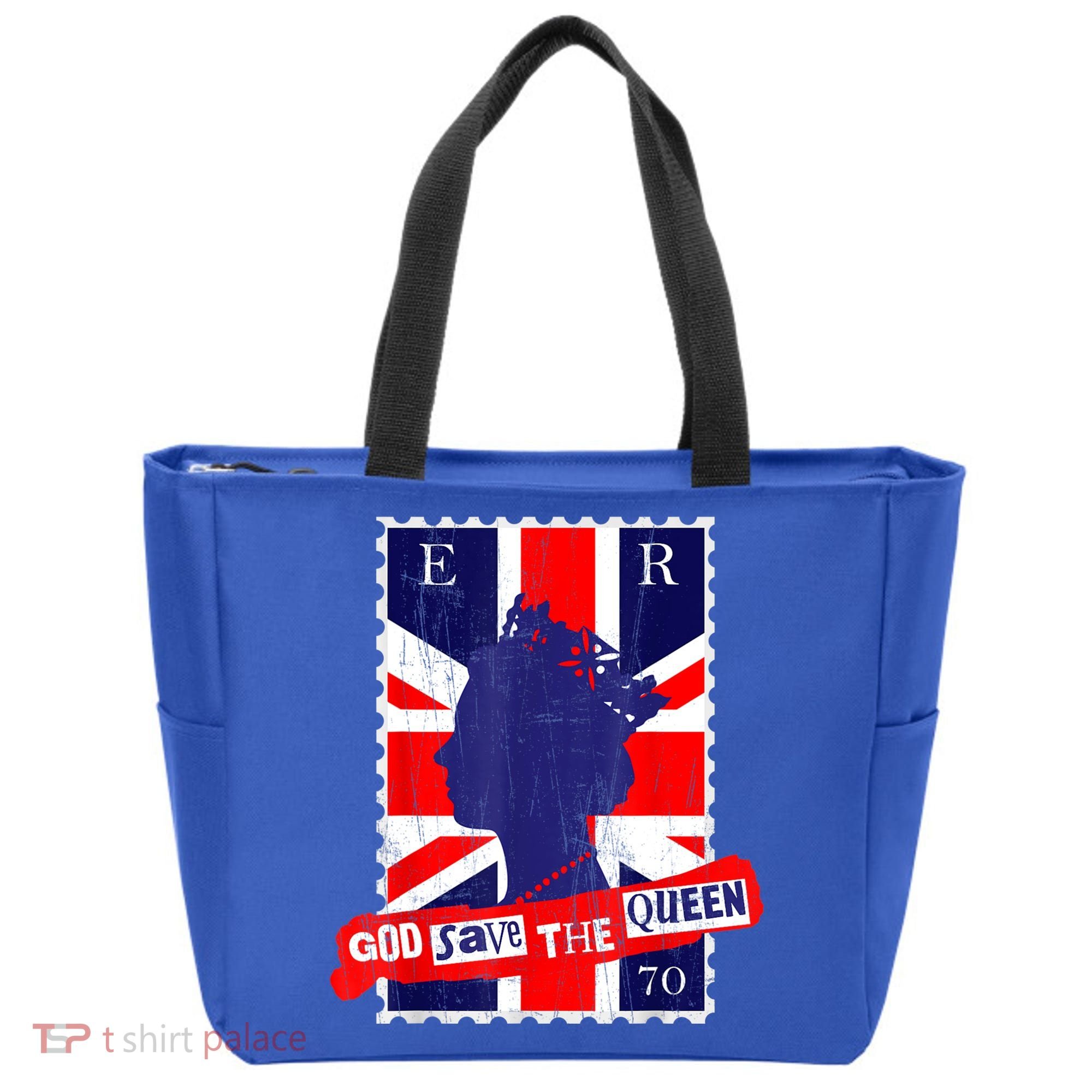 QUEEN'S PLATINUM JUBILEE GOD SAVE THE QUEEN Tote Bag