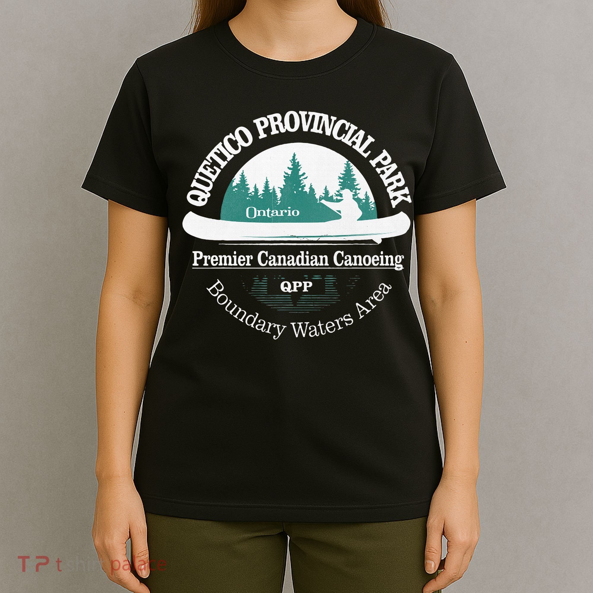 Quetico Provincial Park Ontario Canoe Camping T-Shirt
