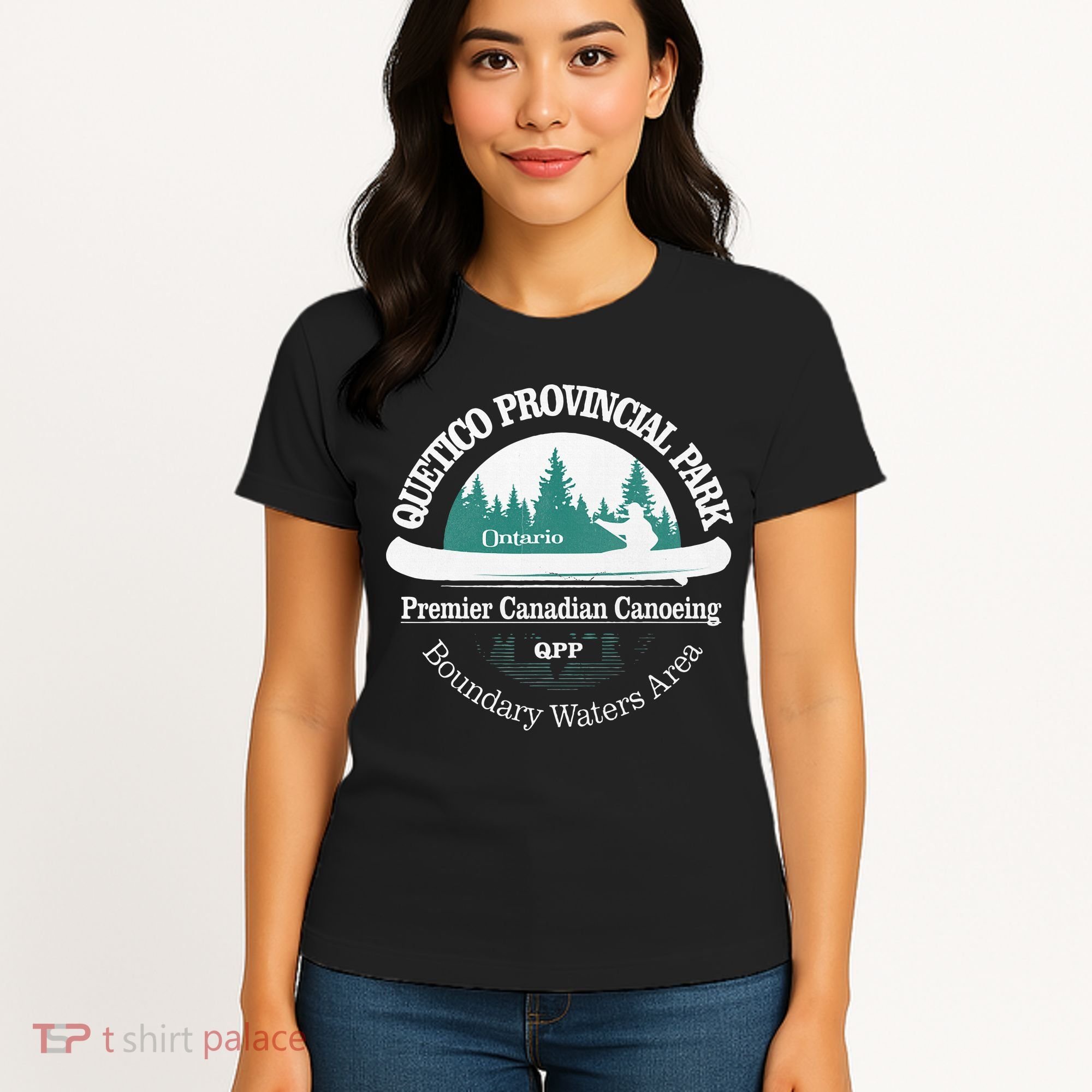 Quetico Provincial Park Ontario Canoe Camping Women's T-Shirt