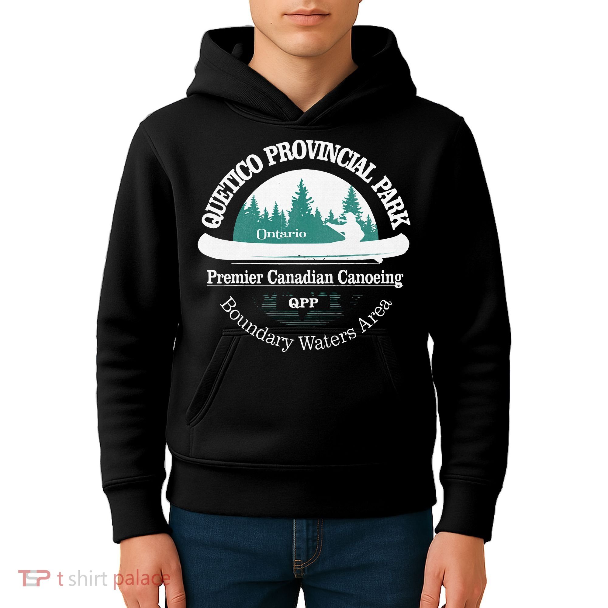 Quetico Provincial Park Ontario Canoe Camping Kids Hoodie