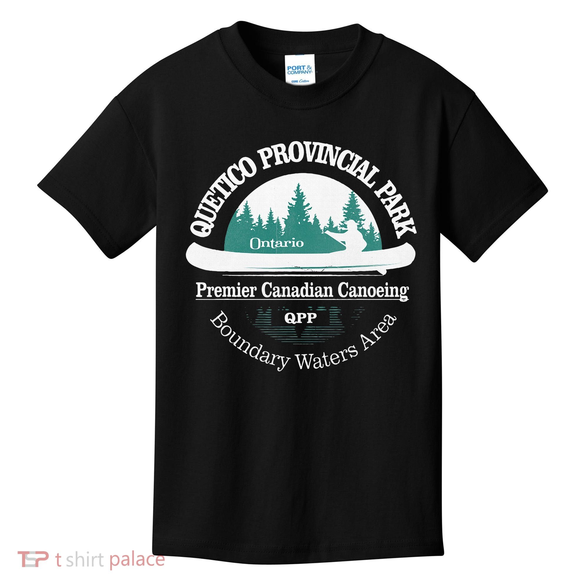 Quetico Provincial Park Ontario Canoe Camping Kids T-Shirt