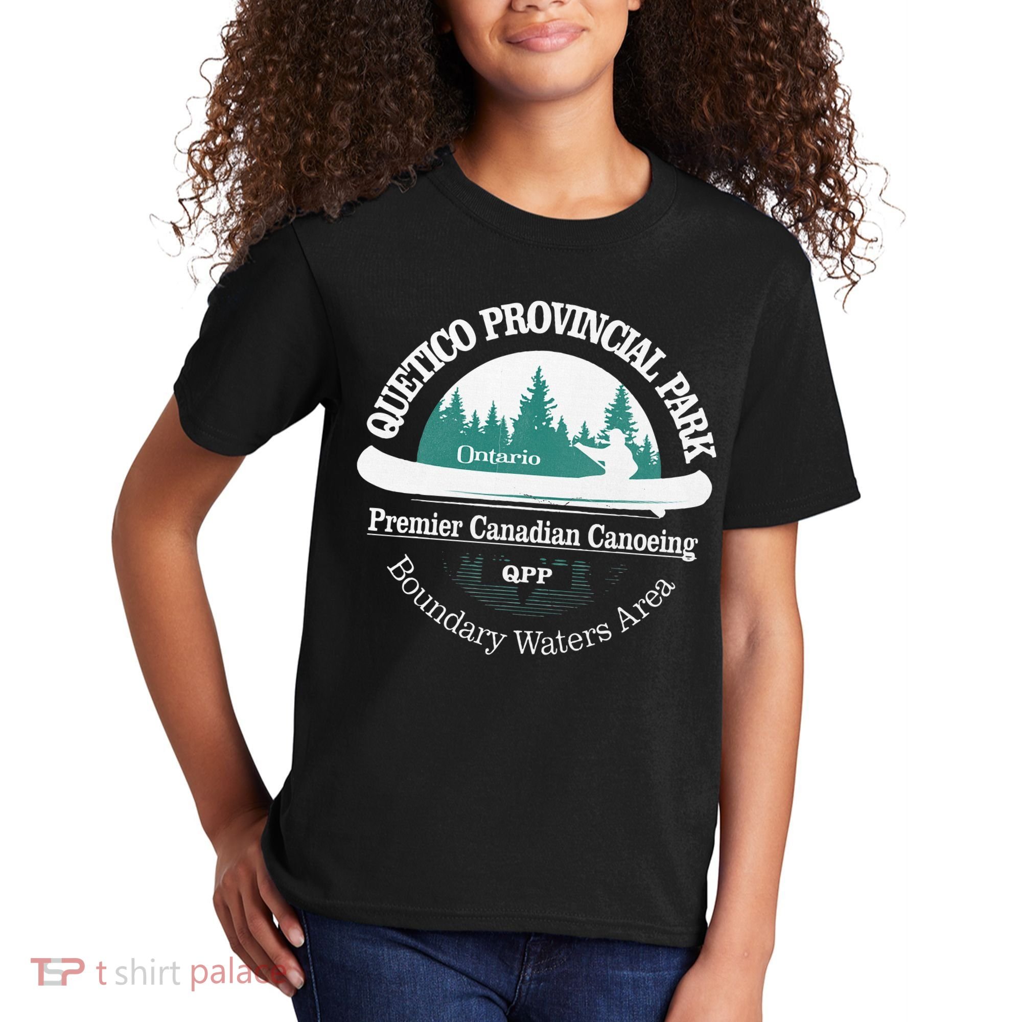 Quetico Provincial Park Ontario Canoe Camping Kids T-Shirt