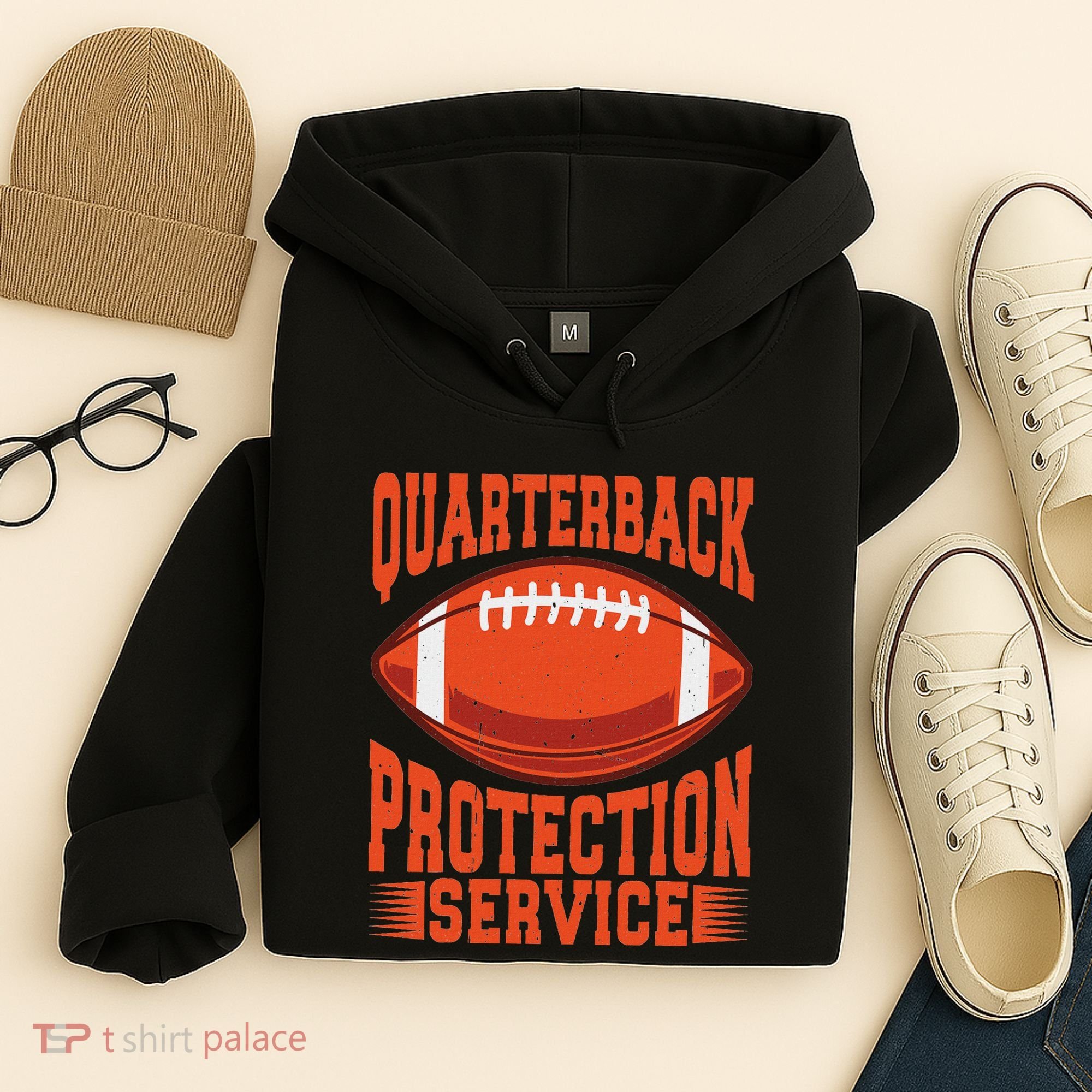Quarterback Protection Service Hoodie