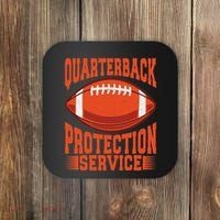 Quarterback Protection Service Coaster thumb 0