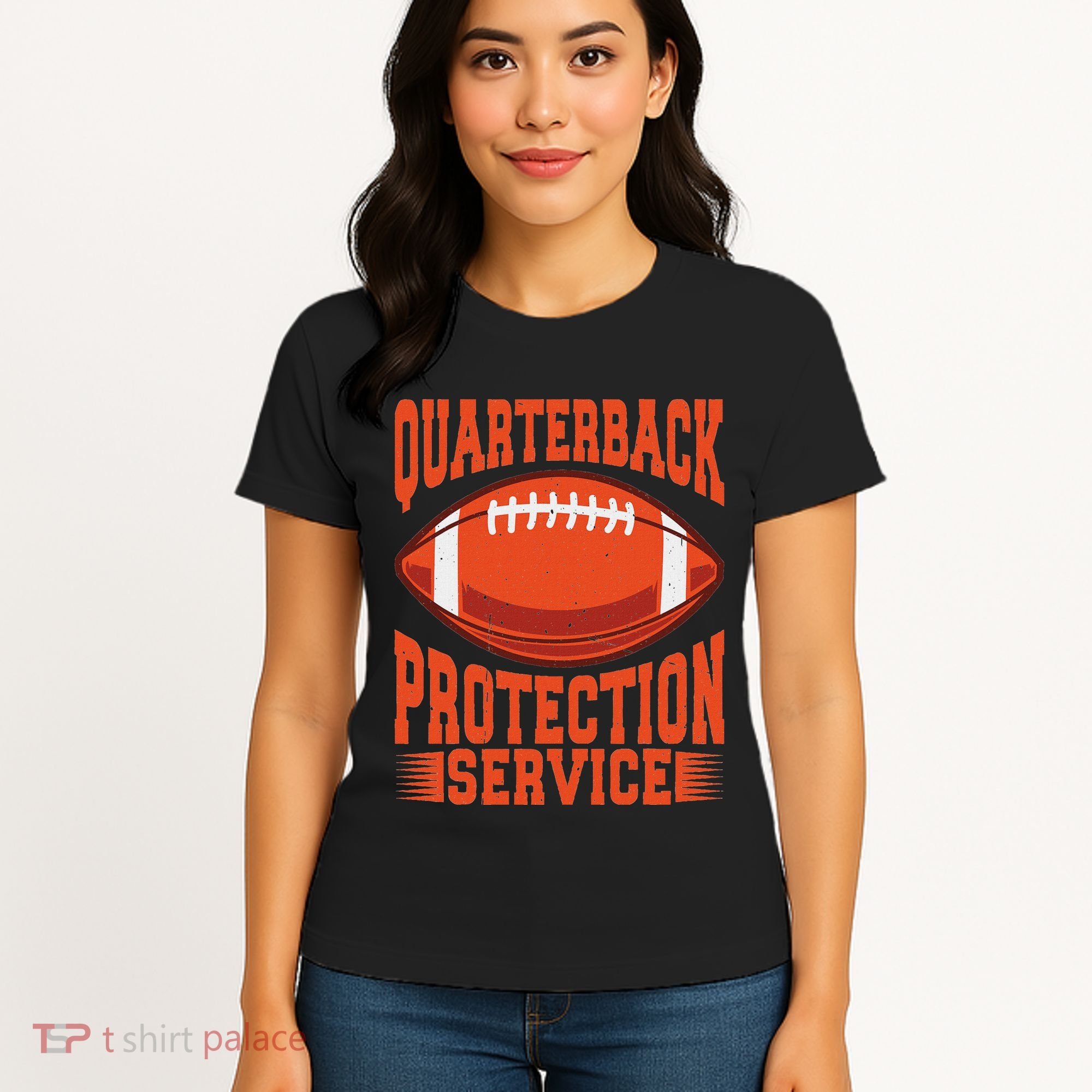 Quarterback Protection Service Women's T-Shirt