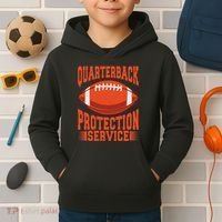 Quarterback Protection Service Kids Hoodie thumb 2