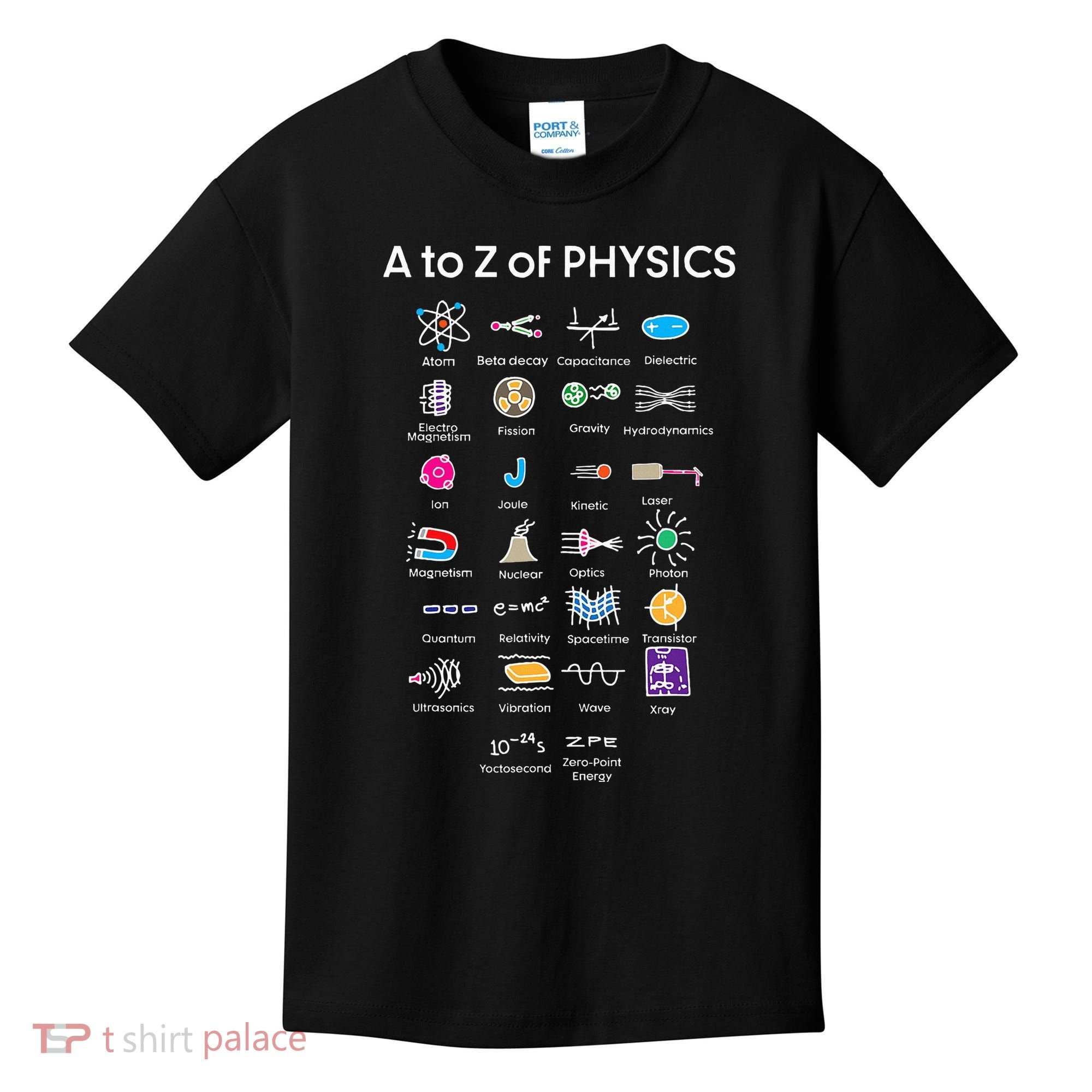 Quantum Physics String Theory Physics Student Science Kids T-Shirt