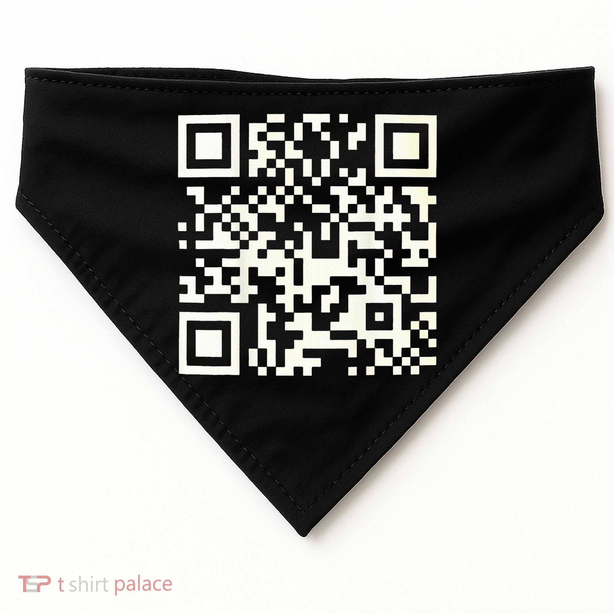 Qr President Trump 4547 Dancing Code USA-Made Doggie Bandana