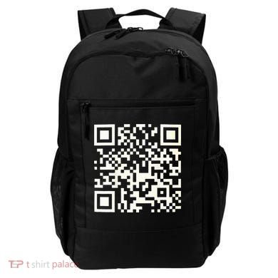 Qr President Trump 4547 Dancing Code Backpack