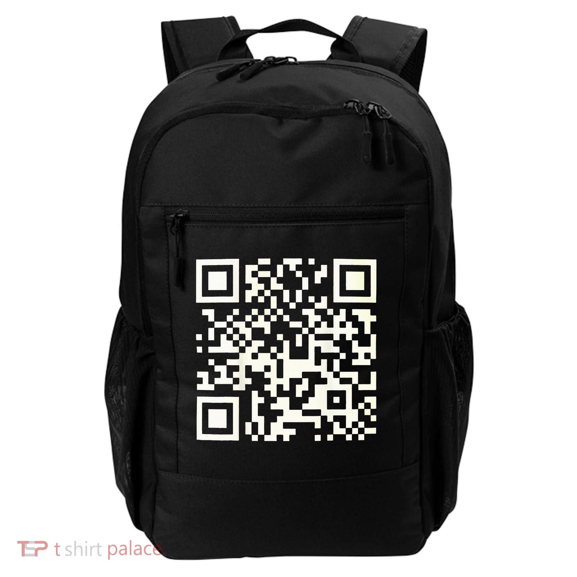 Qr President Trump 4547 Dancing Code Backpack