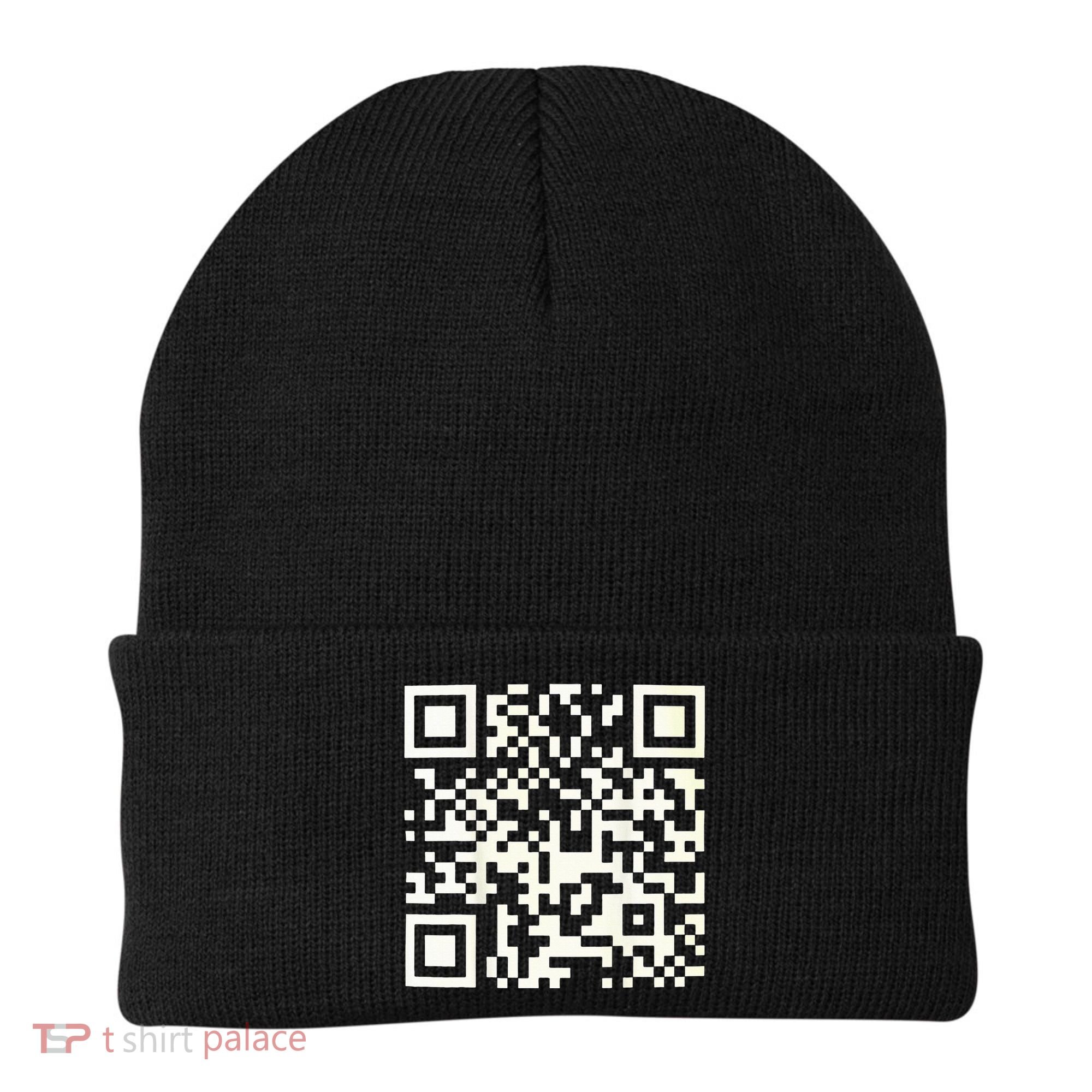 Qr President Trump 4547 Dancing Code Beanie