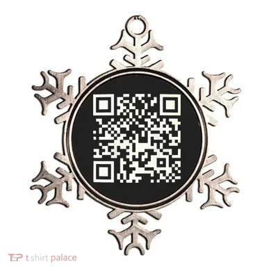 Qr President Trump 4547 Dancing Code Ornament