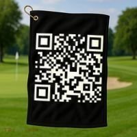 Qr President Trump 4547 Dancing Code Golf Towel thumb 1