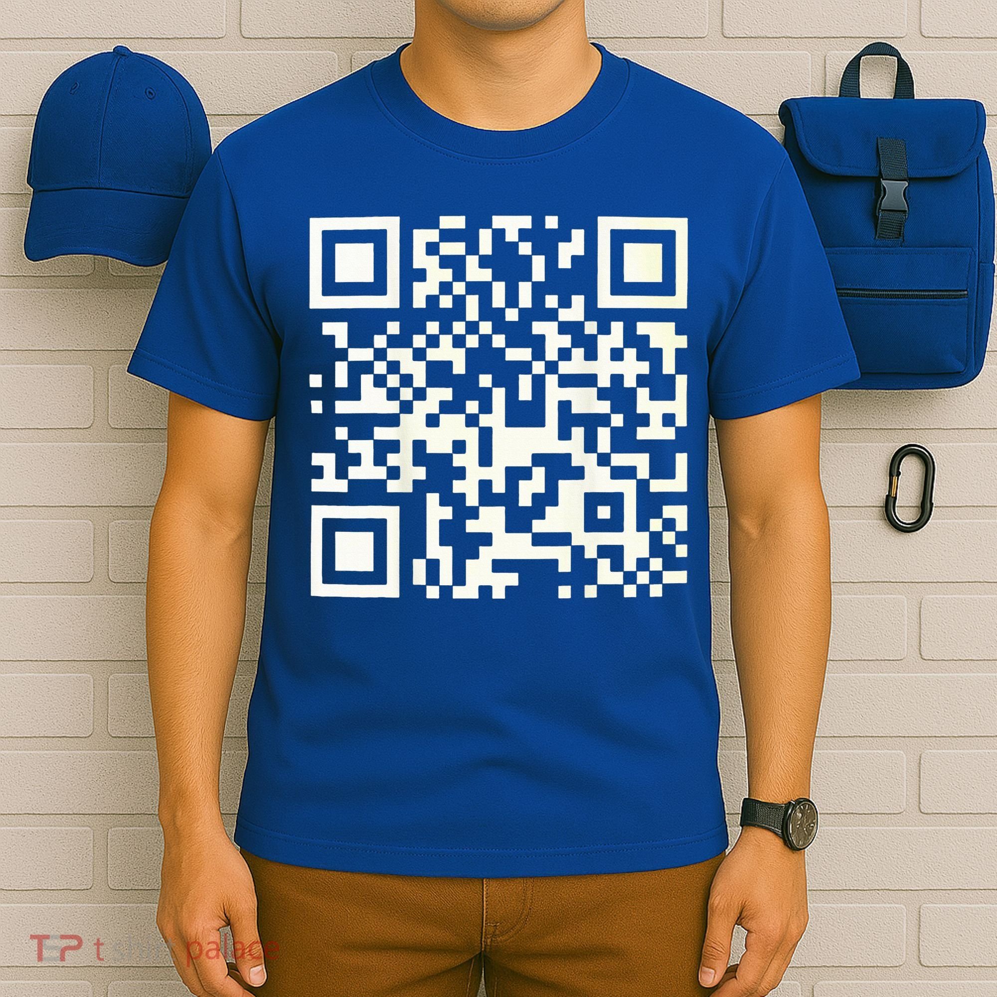 Qr President Trump 4547 Dancing Code T-Shirt
