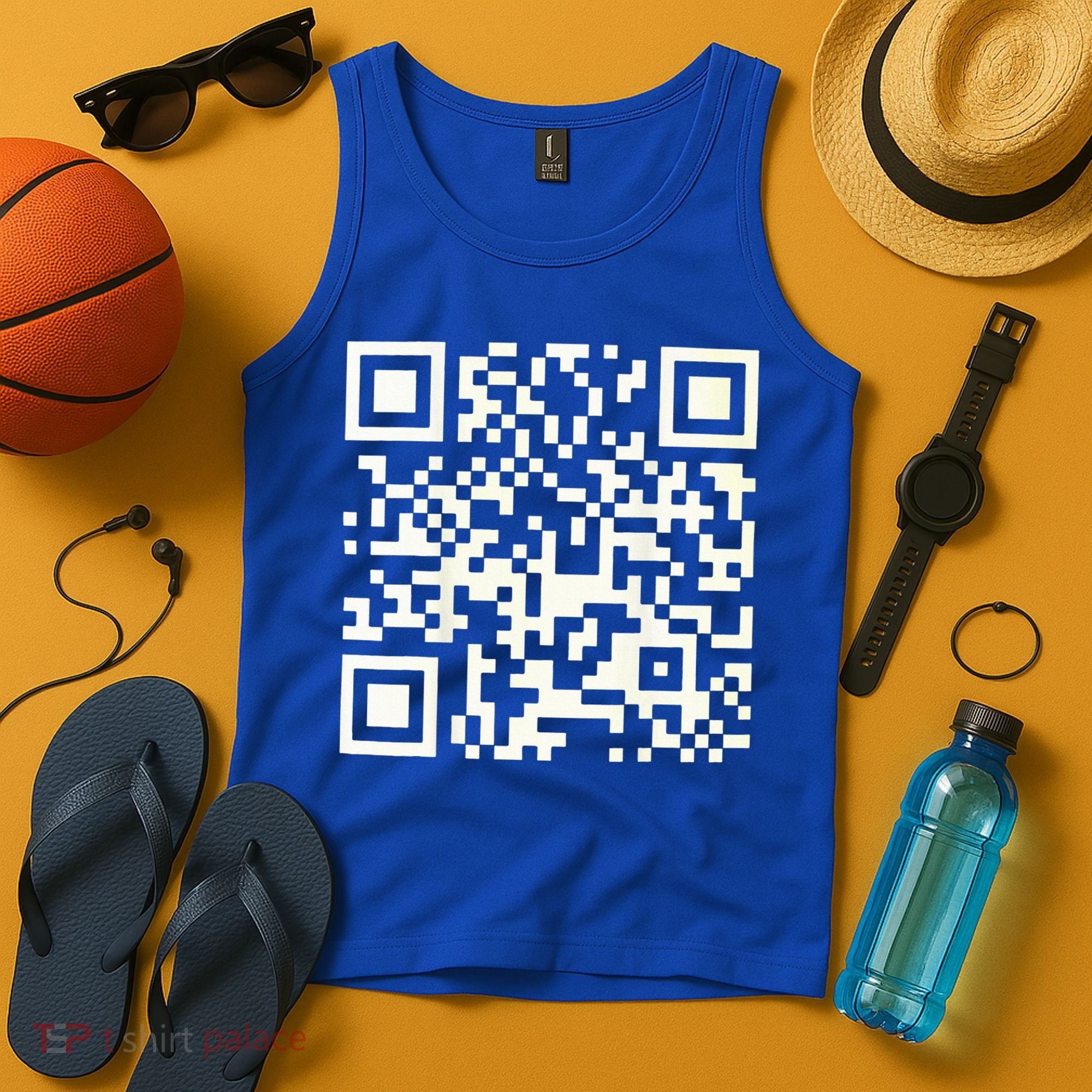 Qr President Trump 4547 Dancing Code Tank Top
