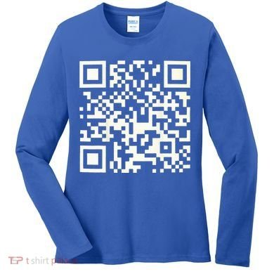 Qr President Trump 4547 Dancing Code Women's Long Sleeve Shirt