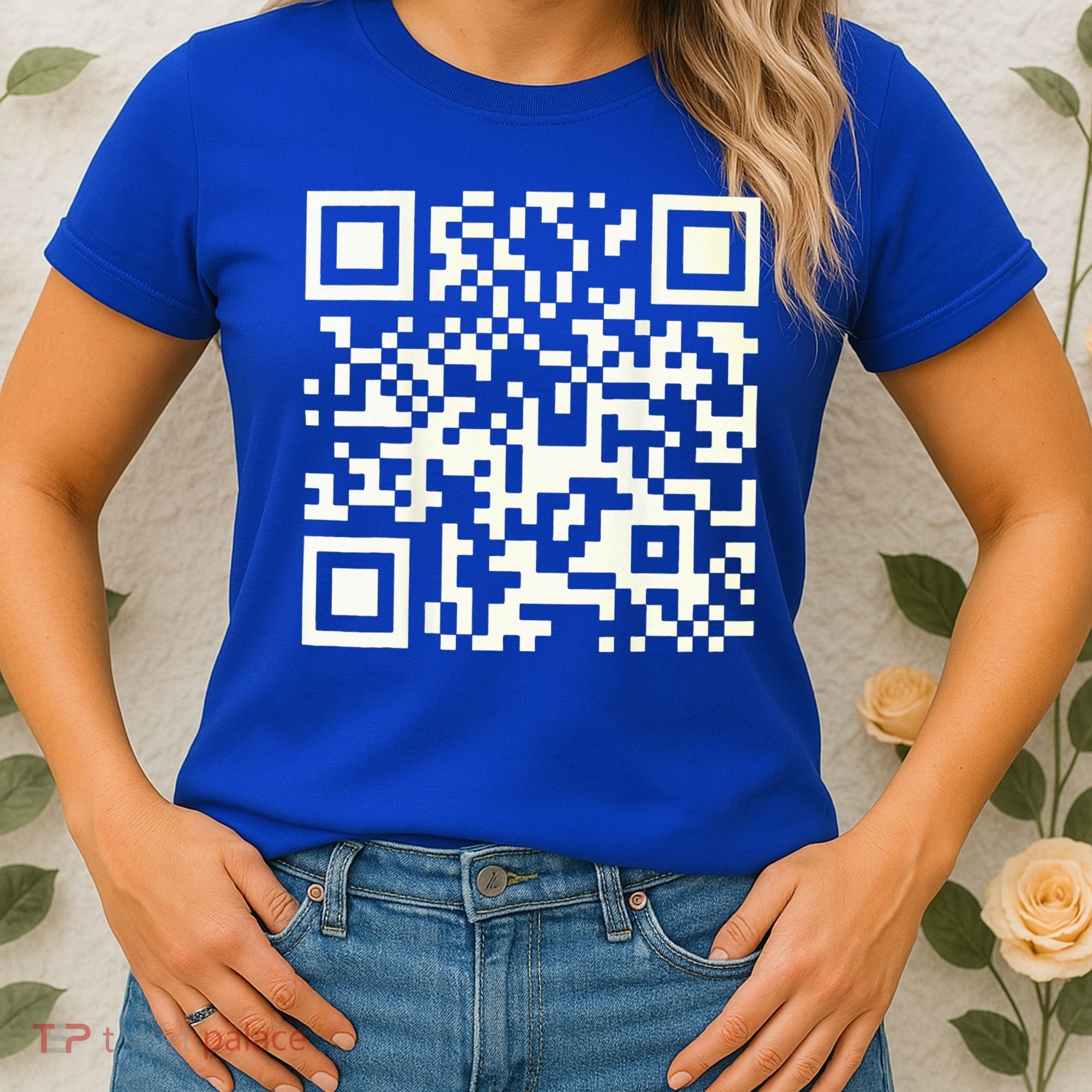 Qr President Trump 4547 Dancing Code Women's T-Shirt