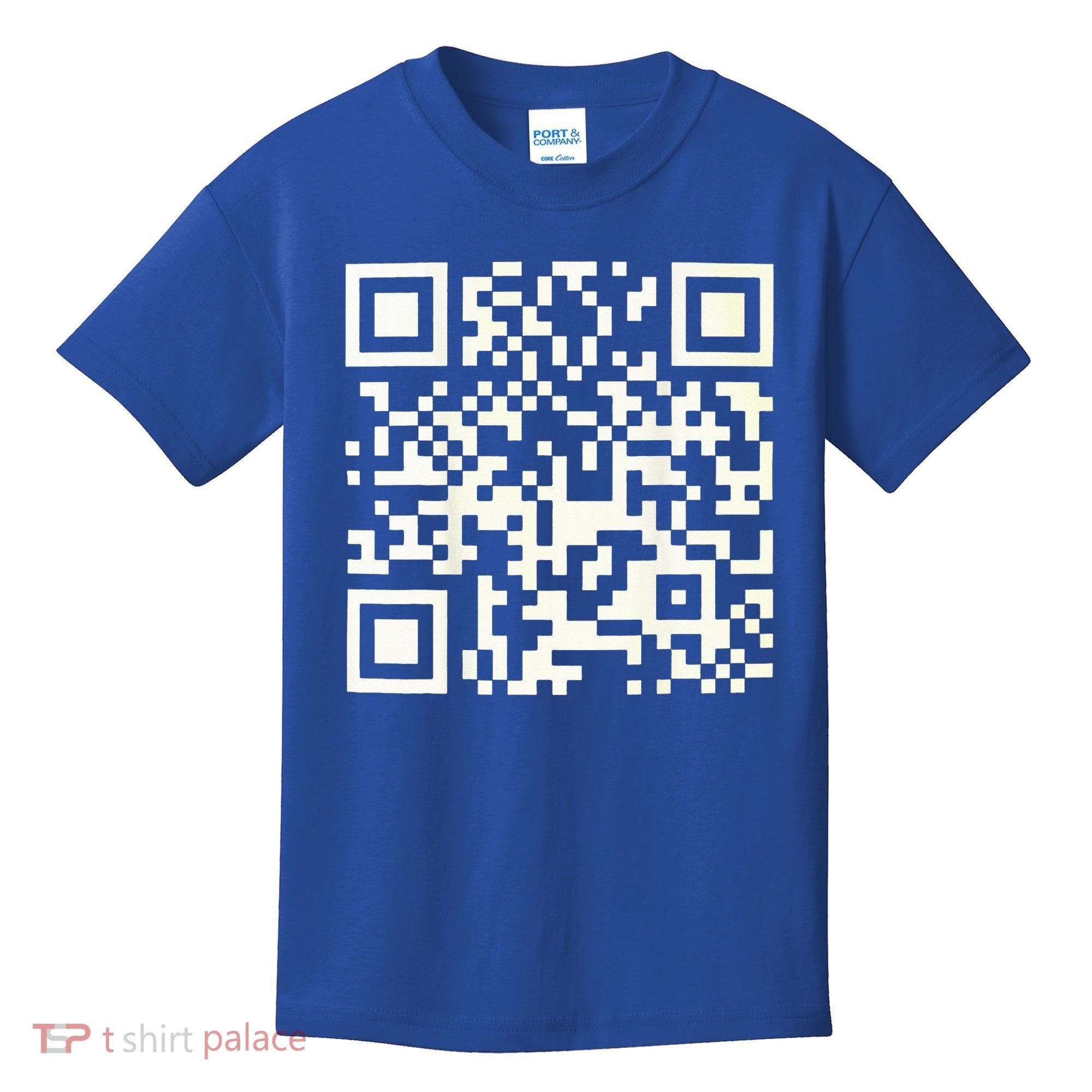 Qr President Trump 4547 Dancing Code Kids T-Shirt