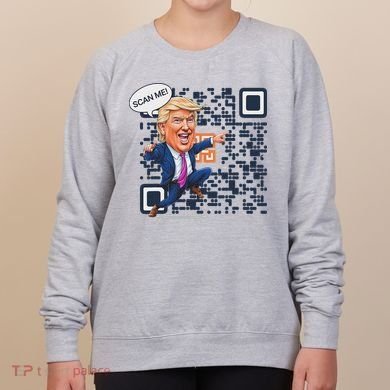 Qr President Trump Dance Code Women's Sweatshirt