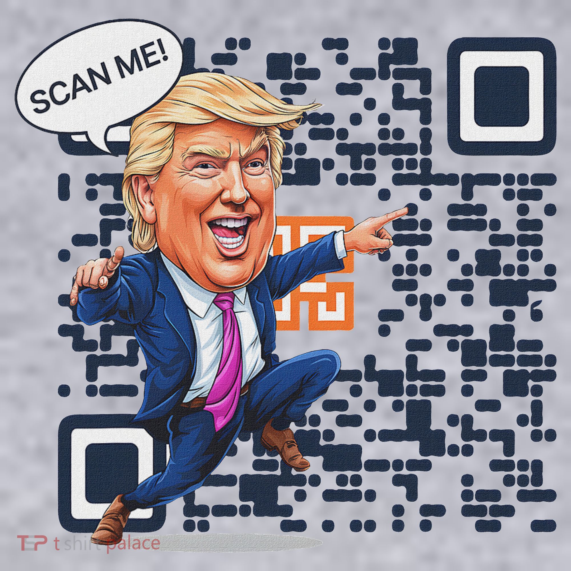 Qr President Trump Dance Code Women's Sweatshirt
